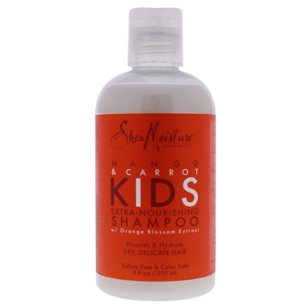 SheaMoisture Mango & Carrot Kids Extra-Nourishing Shampoo, 8 Ounce
